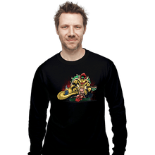 Load image into Gallery viewer, Daily_Deal_Shirts Long Sleeve Shirts, Unisex / Small / Black Bowser the Hutt