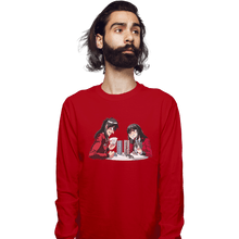 Load image into Gallery viewer, Shirts Long Sleeve Shirts, Unisex / Small / Red All In