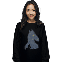 Load image into Gallery viewer, Shirts Long Sleeve Shirts, Unisex / Small / Black Hollywoo Starry Night