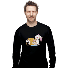 Load image into Gallery viewer, Shirts Long Sleeve Shirts, Unisex / Small / Black Wanna Eat Cake And Make A Contract