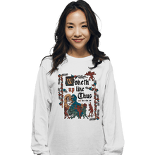 Load image into Gallery viewer, Secret_Shirts Long Sleeve Shirts, Unisex / Small / White Woketh Up Like This