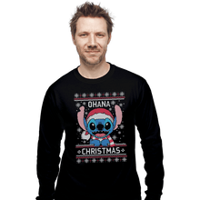 Load image into Gallery viewer, Shirts Long Sleeve Shirts, Unisex / Small / Black Ohana Christmas
