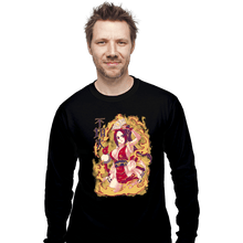 Load image into Gallery viewer, Shirts Long Sleeve Shirts, Unisex / Small / Black Fire Ninja Mai
