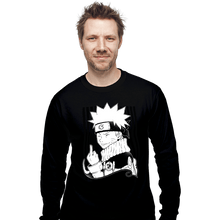 Load image into Gallery viewer, Shirts Long Sleeve Shirts, Unisex / Small / Black Ninja