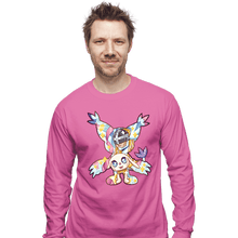 Load image into Gallery viewer, Shirts Long Sleeve Shirts, Unisex / Small / Azalea Magical Silhouettes - Gatomon
