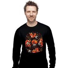 Load image into Gallery viewer, Daily_Deal_Shirts Long Sleeve Shirts, Unisex / Small / Black Tiny Dragon Dice
