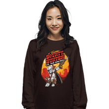 Load image into Gallery viewer, Secret_Shirts Long Sleeve Shirts, Unisex / Small / Dark Chocolate Bounty Hunter VS The Galaxy