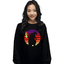 Load image into Gallery viewer, Shirts Long Sleeve Shirts, Unisex / Small / Black Sunset Kaiju