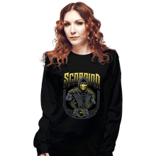 Load image into Gallery viewer, Daily_Deal_Shirts Long Sleeve Shirts, Unisex / Small / Black Scorpion Crest