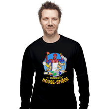 Load image into Gallery viewer, Shirts Long Sleeve Shirts, Unisex / Small / Black Domestic Spider