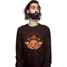 Load image into Gallery viewer, Shirts Long Sleeve Shirts, Unisex / Small / Dark Chocolate Tamaranch Mountain