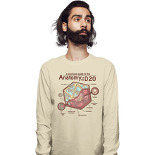 Load image into Gallery viewer, Secret_Shirts Long Sleeve Shirts, Unisex / Small / Natural D20 Anatomy