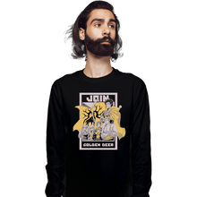 Load image into Gallery viewer, Shirts Long Sleeve Shirts, Unisex / Small / Black Join Golden Deer