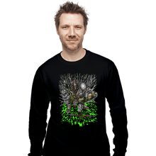 Load image into Gallery viewer, Daily_Deal_Shirts Long Sleeve Shirts, Unisex / Small / Black Wolf Knight