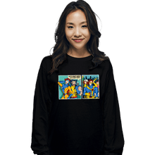 Load image into Gallery viewer, Secret_Shirts Long Sleeve Shirts, Unisex / Small / Black He Doesn't Know