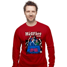 Load image into Gallery viewer, Daily_Deal_Shirts Long Sleeve Shirts, Unisex / Small / Red The Hellfire Club Comics