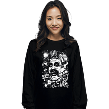Load image into Gallery viewer, Daily_Deal_Shirts Long Sleeve Shirts, Unisex / Small / Black Captain Spaulding Splatter