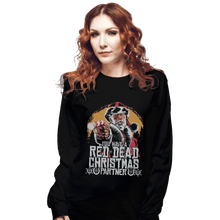 Load image into Gallery viewer, Shirts Long Sleeve Shirts, Unisex / Small / Black Red Dead Christmas