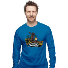Load image into Gallery viewer, Secret_Shirts Long Sleeve Shirts, Unisex / Small / Sapphire The Adventures Of The Deer-Boy