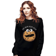 Load image into Gallery viewer, Shirts Long Sleeve Shirts, Unisex / Small / Black Monster Cookie