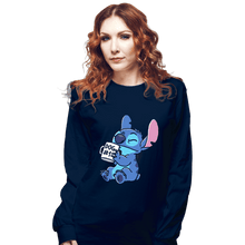 Load image into Gallery viewer, Daily_Deal_Shirts Long Sleeve Shirts, Unisex / Small / Navy Dog #1