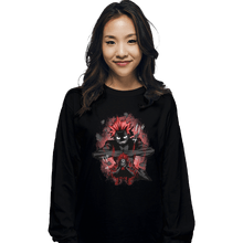 Load image into Gallery viewer, Shirts Long Sleeve Shirts, Unisex / Small / Black Red Riot Hero