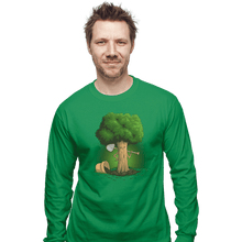 Load image into Gallery viewer, Shirts Long Sleeve Shirts, Unisex / Small / Irish Green Plant A Tree