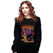Load image into Gallery viewer, Shirts Long Sleeve Shirts, Unisex / Small / Black Grimace