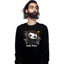 Load image into Gallery viewer, Shirts Long Sleeve Shirts, Unisex / Small / Black Hello Peter
