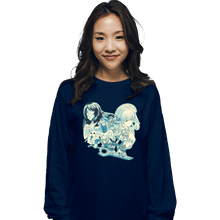 Load image into Gallery viewer, Shirts Long Sleeve Shirts, Unisex / Small / Navy Save The Future