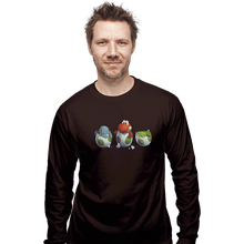Load image into Gallery viewer, Shirts Long Sleeve Shirts, Unisex / Small / Dark Chocolate Start With Yoshi