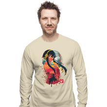 Load image into Gallery viewer, Daily_Deal_Shirts Long Sleeve Shirts, Unisex / Small / Natural Yor Yukio-e