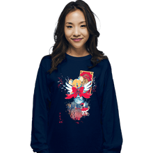 Load image into Gallery viewer, Secret_Shirts Long Sleeve Shirts, Unisex / Small / Navy Sakura Spring...
