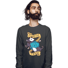 Load image into Gallery viewer, Daily_Deal_Shirts Long Sleeve Shirts, Unisex / Small / Charcoal Chaotic Trash