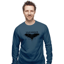 Load image into Gallery viewer, Shirts Long Sleeve Shirts, Unisex / Small / Indigo Blue Valar Morghulis