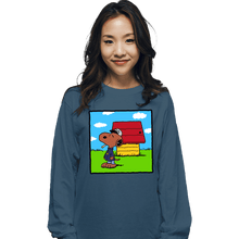 Load image into Gallery viewer, Secret_Shirts Long Sleeve Shirts, Unisex / Small / Indigo Blue DOGGY DOGG