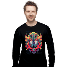 Load image into Gallery viewer, Shirts Long Sleeve Shirts, Unisex / Small / Black Wargreymon