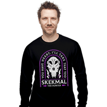 Load image into Gallery viewer, Shirts Long Sleeve Shirts, Unisex / Small / Black Skekmal The Hunter