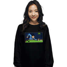 Load image into Gallery viewer, Daily_Deal_Shirts Long Sleeve Shirts, Unisex / Small / Black Vulcan Snooker Player