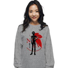 Load image into Gallery viewer, Shirts Long Sleeve Shirts, Unisex / Small / Sports Grey Crimson Pilot