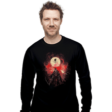 Load image into Gallery viewer, Shirts Long Sleeve Shirts, Unisex / Small / Black Moon Presence Art