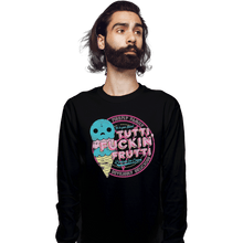 Load image into Gallery viewer, Shirts Long Sleeve Shirts, Unisex / Small / Black Tutti Frutti