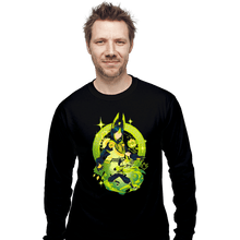 Load image into Gallery viewer, Shirts Long Sleeve Shirts, Unisex / Small / Black Verdant Strider Tighnari