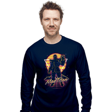 Load image into Gallery viewer, Shirts Long Sleeve Shirts, Unisex / Small / Navy Retro Mad Titan
