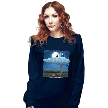 Load image into Gallery viewer, Shirts Long Sleeve Shirts, Unisex / Small / Navy Above The Clouds