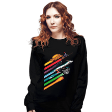 Load image into Gallery viewer, Shirts Long Sleeve Shirts, Unisex / Small / Black Spirited Streaks