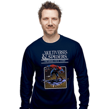 Load image into Gallery viewer, Secret_Shirts Long Sleeve Shirts, Unisex / Small / Navy Multiverses And Spiders