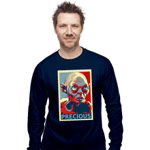 Load image into Gallery viewer, Shirts Long Sleeve Shirts, Unisex / Small / Navy Precious