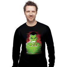 Load image into Gallery viewer, Shirts Long Sleeve Shirts, Unisex / Small / Black Glitch Hulk