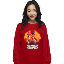 Load image into Gallery viewer, Shirts Long Sleeve Shirts, Unisex / Small / Red Red Ranger Redemption